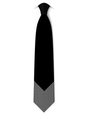Pure Silk Black Tie